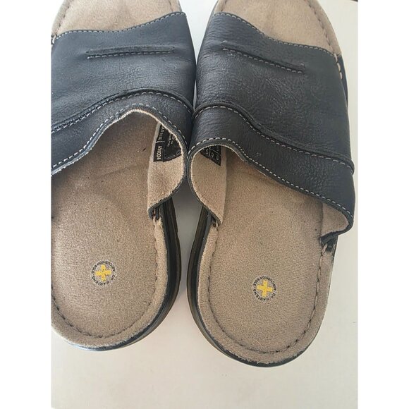 Dr. Martens Doc Martens Men\'s Leather Chunky Slides Slip On Sandals 9 - 8B72 - Y